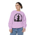 Charming Halloween Sweatshirt, Cozy Witch Design, Unisex Garment-Dyed Hoodie, Fall Fashion, Spooky Season Wear, Trick or Treat Gift Printify