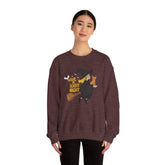 Halloween Witch Sweatshirt, Cozy Crewneck, Unisex Sweater, Spooky Season Apparel, Scary Night Gift, Fall Fashion Printify