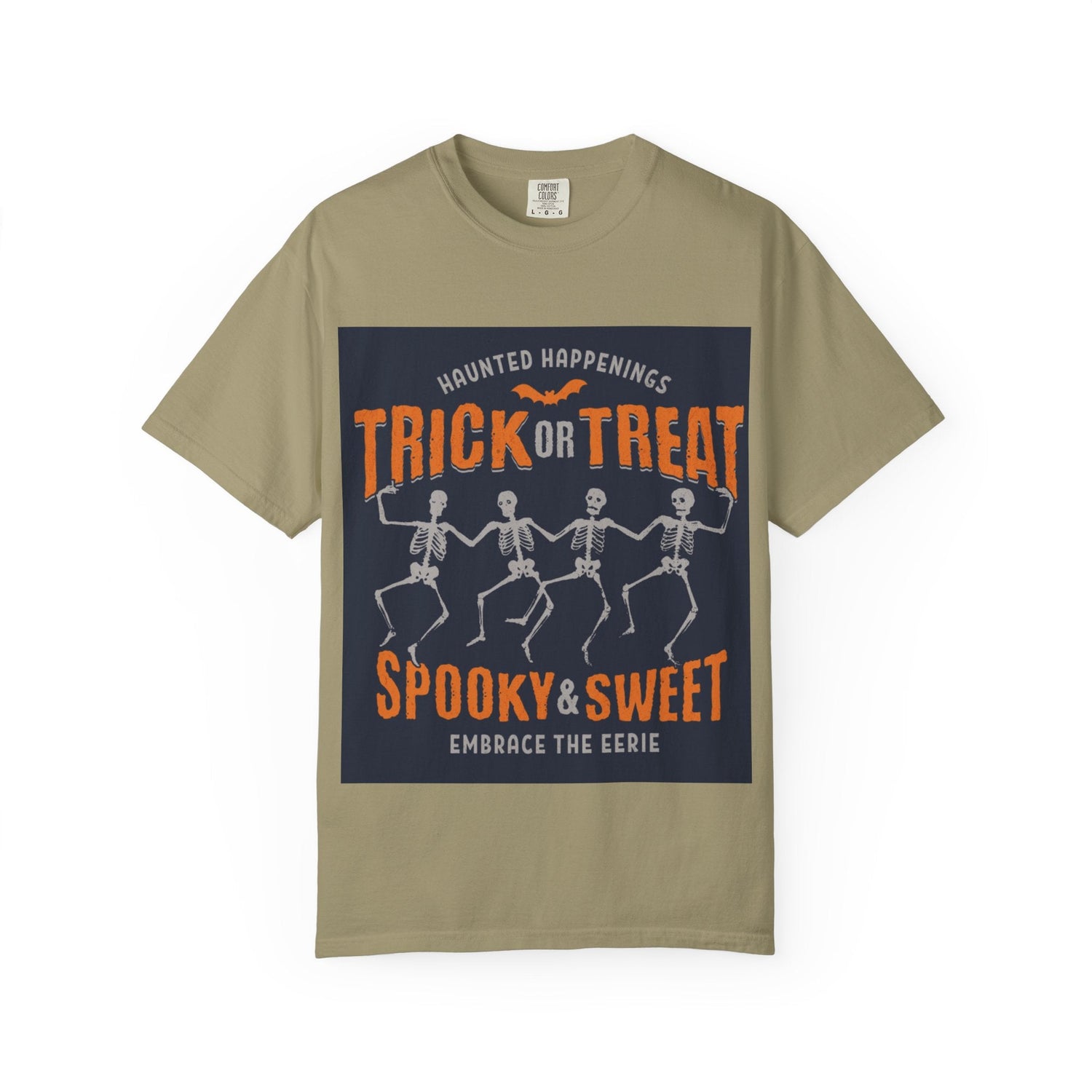 Halloween Skeleton T-Shirt, Trick or Treat Shirt, Spooky Fashion, Unisex Graphic Tee, October Festive Apparel, Halloween Gift Printify