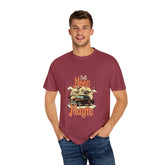 Moon Magic Unisex Garment-Dyed T-shirt, Vintage Car Tee, Astrology Gift, Casual Wear, Moon Lover Apparel, Unisex Soft T-shirt Printify