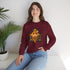 Unisex Halloween Ghost Sweatshirt - Spooky Vibes, Cozy Apparel, Perfect for Fall, Ghost Lover Gift, Halloween Celebration Printify