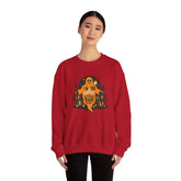 Unisex Halloween Ghost Sweatshirt - Spooky Vibes, Cozy Apparel, Perfect for Fall, Ghost Lover Gift, Halloween Celebration Printify