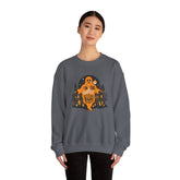 Unisex Halloween Ghost Sweatshirt - Spooky Vibes, Cozy Apparel, Perfect for Fall, Ghost Lover Gift, Halloween Celebration Printify