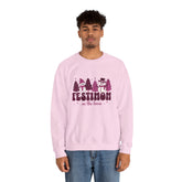 Festive Crewneck Sweatshirt with Fun Holiday Design, Cozy Winter Wear, Christmas Gift, Comfy Sweater, Unisex Holiday Apparel Printify