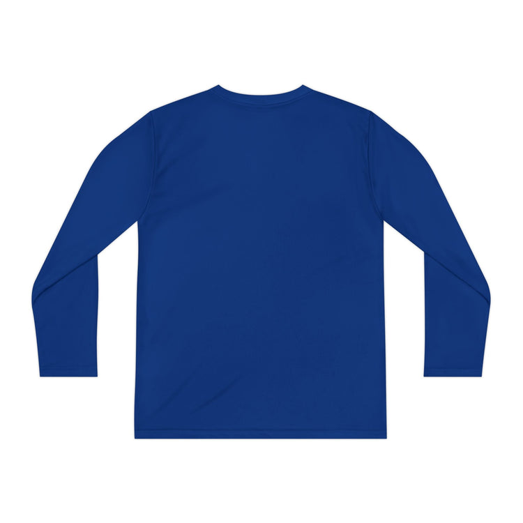 Youth Long Sleeve Competitor Tee - Vibrant Graphic Tee for Kids, Perfect for Casual Outings, Halloween, Parties, Everyday Wear, Unique [...] Printify