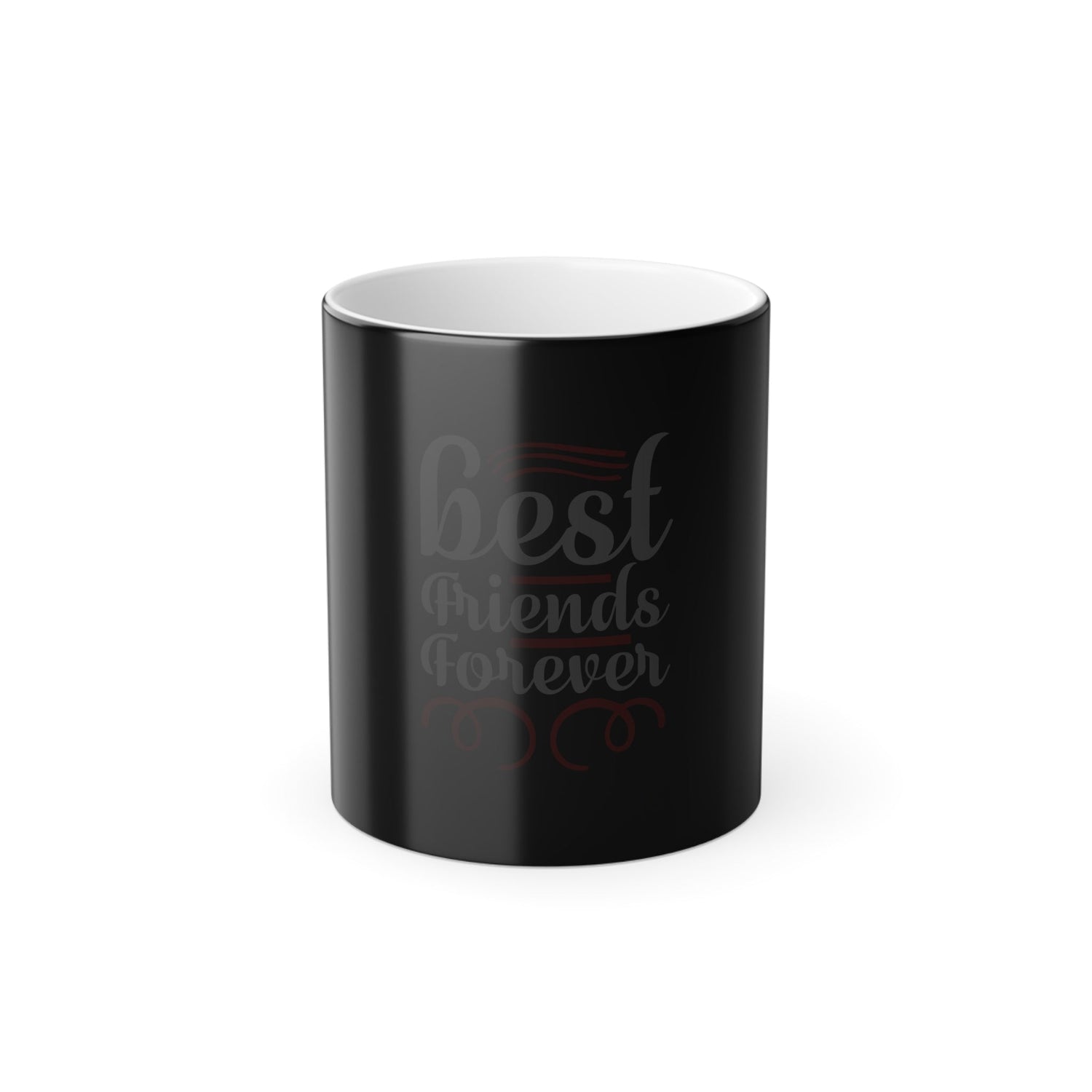 Best Friends Forever Color Morphing Mug - Unique Gift for Friends, Friendship Mug, Fun Coffee Cup, Customizable Drinkware Printify
