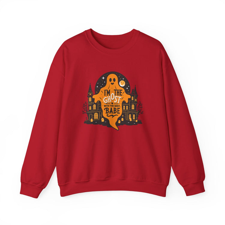Unisex Halloween Ghost Sweatshirt - Spooky Vibes, Cozy Apparel, Perfect for Fall, Ghost Lover Gift, Halloween Celebration Printify