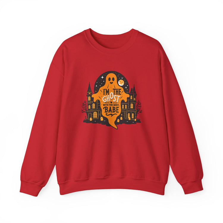 Unisex Halloween Ghost Sweatshirt - Spooky Vibes, Cozy Apparel, Perfect for Fall, Ghost Lover Gift, Halloween Celebration Printify