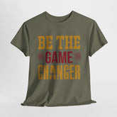 Unisex Oversized Tee: Be the Game Changer Shirt, Motivational Gift, Casual Wear, Workout Attire, Unisex Cotton Top Printify