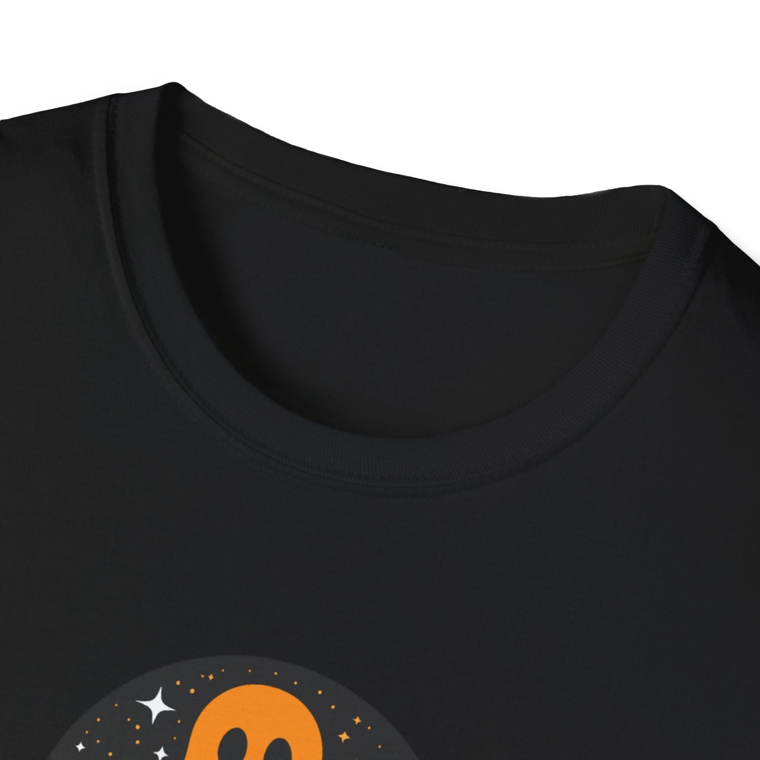 Halloween Ghost T-Shirt, Unisex Softstyle Tee for Halloween, Cute Halloween Shirt, Fall Festive Wear, Funny Ghost Design Printify