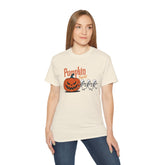 Halloween Skeleton Pumpkin Tee, Spooky Graphic Shirt, Unisex Fall Fashion, Halloween Costume Top, Fun October Apparel Printify