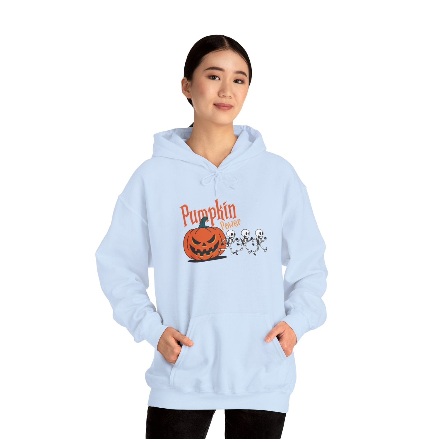 Halloween Pumpkin Sweatshirt, Spooky Fall Apparel, Cozy Hoodie, Unisex Halloween Clothing, Perfect Gift for Halloween Printify