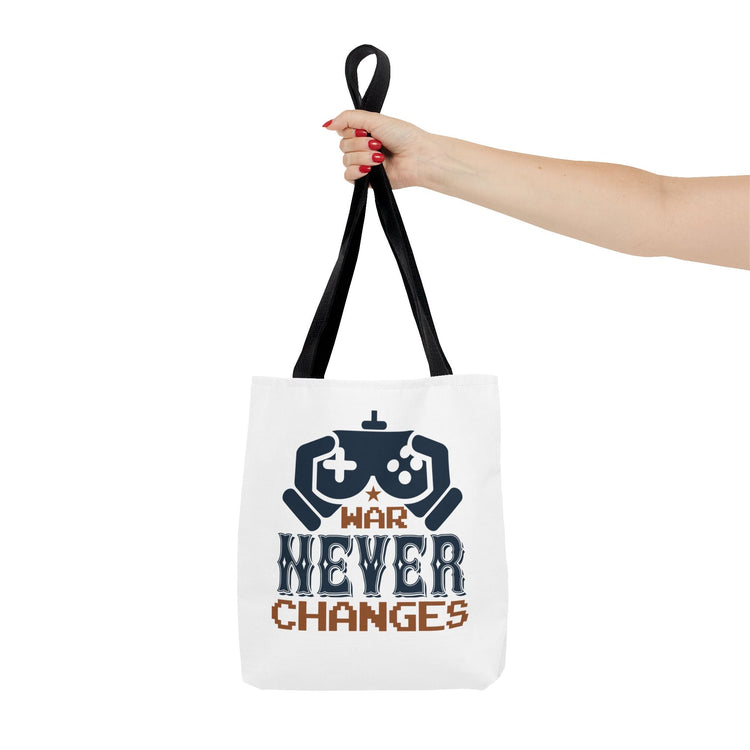 Gamer Tote Bag - War Never Changes, Video Game Bag, Gift for Gamers, Gaming Merchandise, Eco-Friendly Canvas Bag Printify