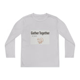 Thanksgiving Youth Long Sleeve Tee, Gather Together Shirt, Kids Long Sleeve Shirt, Family Celebration Apparel, Holiday Gift Printify