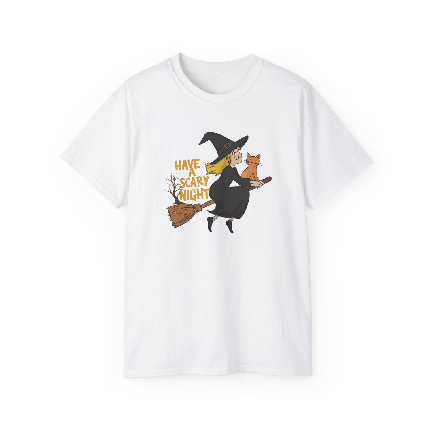 Halloween Witch T-Shirt, Funny Tee, Spooky Apparel, Costume Party Shirt, Fall Fashion, Trick or Treat Printify