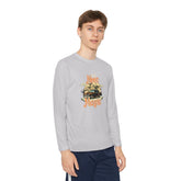 Youth Long Sleeve Competitor Tee - Vibrant Graphic Tee for Kids, Perfect for Casual Outings, Halloween, Parties, Everyday Wear, Unique [...] Printify