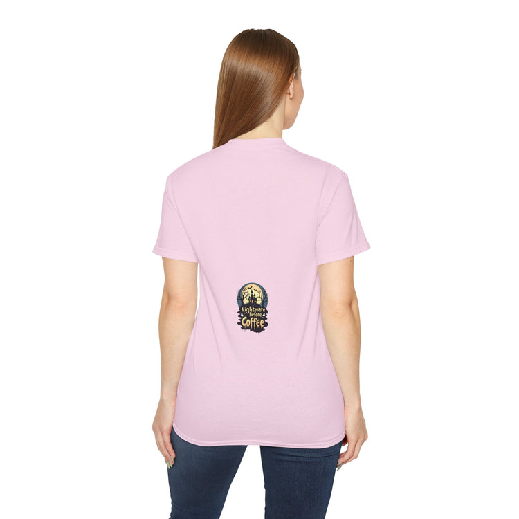 Nightmare Before Coffee Tee, Halloween T-Shirt, Coffee Lover Gift, Spooky Shirt, Unisex Graphic Tee, Autumn Apparel Printify