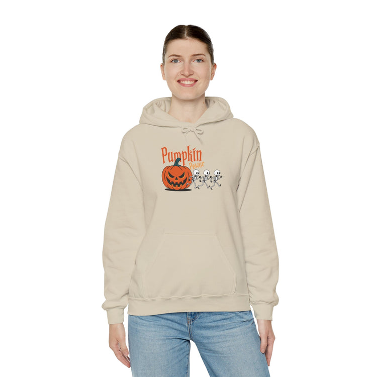 Halloween Pumpkin Sweatshirt, Spooky Fall Apparel, Cozy Hoodie, Unisex Halloween Clothing, Perfect Gift for Halloween Printify