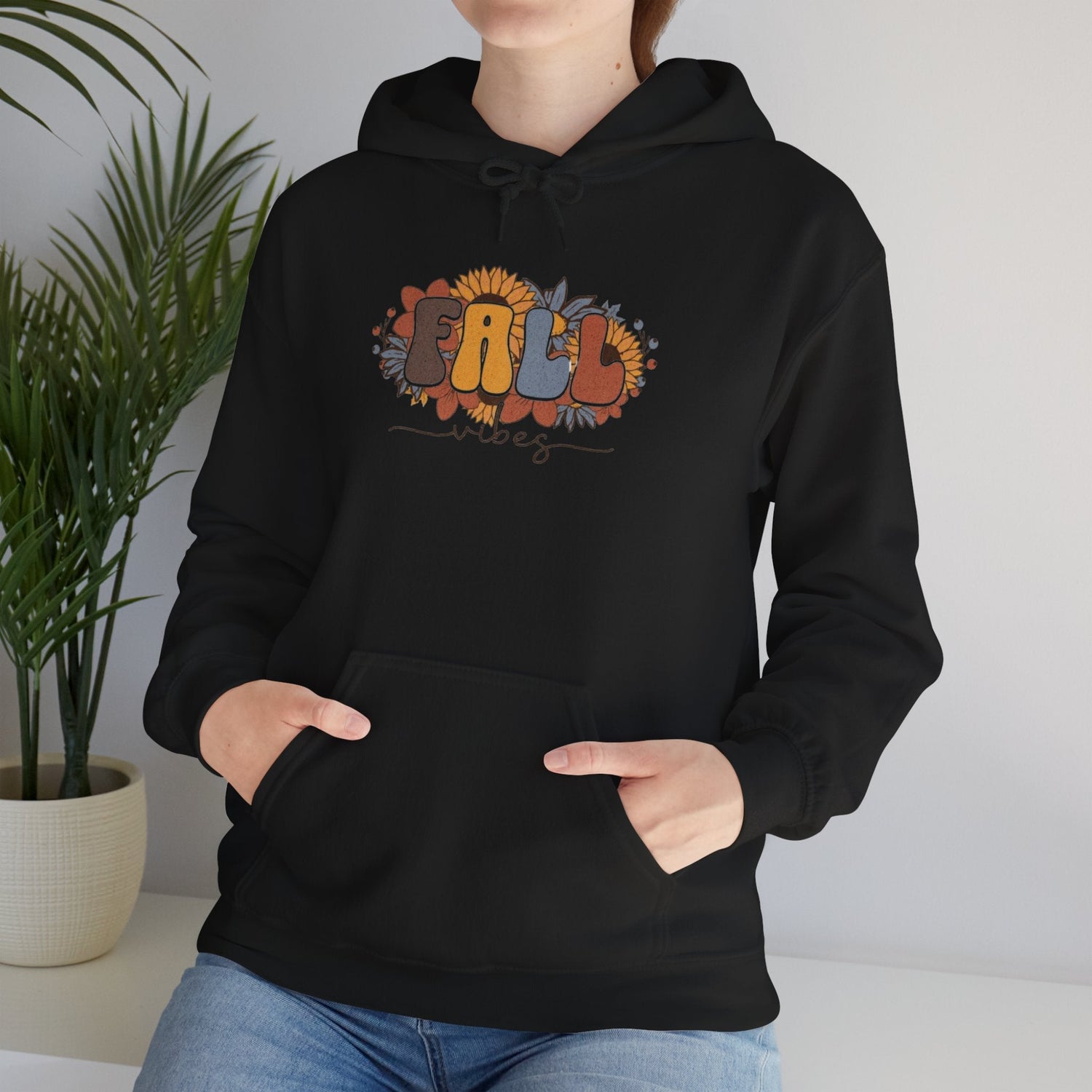 Fall Vibes Unisex Hoodie, Cozy Autumn Sweatshirt, Seasonal Fashion, Fall Gift, Casual Wear, Perfect for Thanksgiving Printify