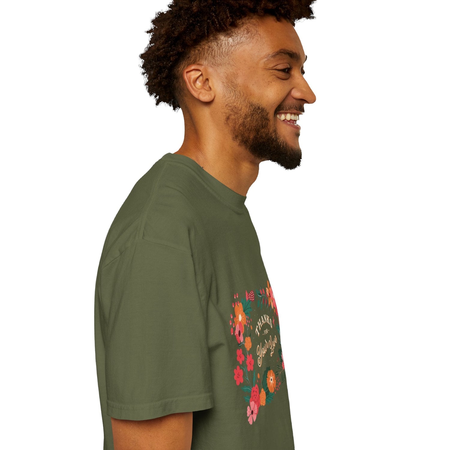 Floral Thank You T-Shirt, Comfortable Gift Tee, Unisex Floral Tee, Casual Style Shirt, Appreciation Day Gift, Everyday Wear Printify