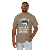 Fishing Adventure Cotton Tee, Unisex T-Shirt for Outdoor Enthusiasts, Casual Wear, Gift for Fishermen, Nature Lover Apparel Printify