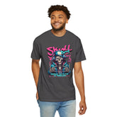 Skull Beat Unisex T-Shirt - Music Lover Graphic Tee, Halloween Costume, Premium Cotton Streetwear Gift for Men & Women, Alternative Fashion Printify
