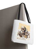 Treasure Hunting Tote Bag, Skull Design, Fun Beach Bag, Unique Gift for Adventurers, Perfect for Everyday Use Printify