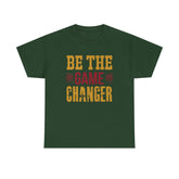Unisex Oversized Tee: Be the Game Changer Shirt, Motivational Gift, Casual Wear, Workout Attire, Unisex Cotton Top Printify