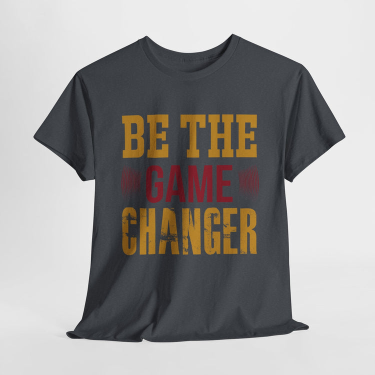 Unisex Oversized Tee: Be the Game Changer Shirt, Motivational Gift, Casual Wear, Workout Attire, Unisex Cotton Top Printify