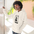 Halloween Witch Fleece Hoodie, Cozy Fall Apparel, Spooky Season Sweatshirt, Ghostly Gift, Halloween Costume Alternative Printify