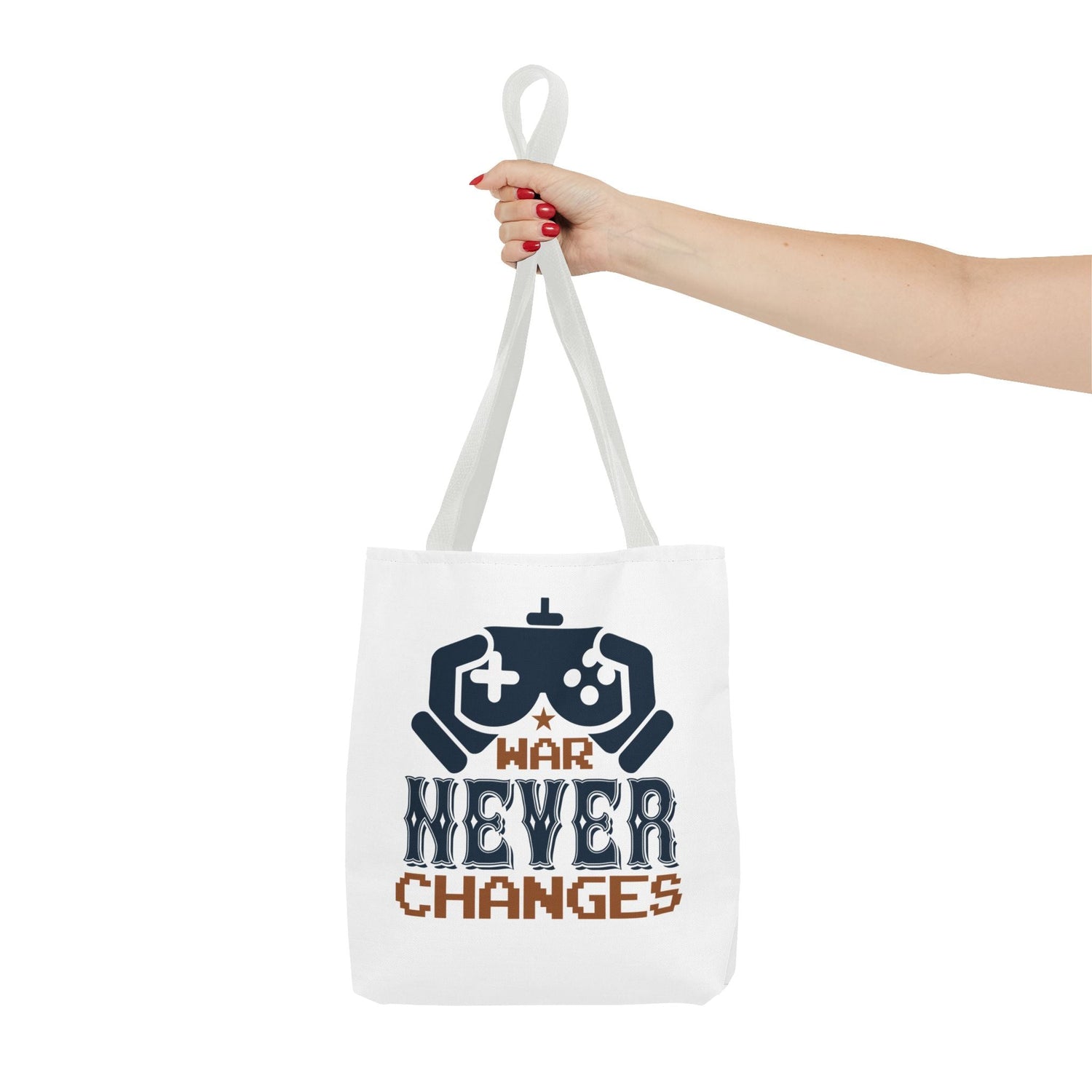 Gamer Tote Bag - War Never Changes, Video Game Bag, Gift for Gamers, Gaming Merchandise, Eco-Friendly Canvas Bag Printify