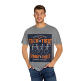 Halloween Skeleton T-Shirt, Trick or Treat Shirt, Spooky Fashion, Unisex Graphic Tee, October Festive Apparel, Halloween Gift Printify