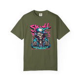 Skull Beat Unisex T-Shirt - Music Lover Graphic Tee, Halloween Costume, Premium Cotton Streetwear Gift for Men & Women, Alternative Fashion Printify