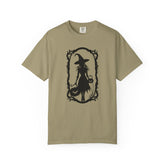 Witchy Garment-Dyed T-Shirt | Halloween Fashion Unisex Tee | Spooky Fall Apparel | Witch Costume Essential Printify