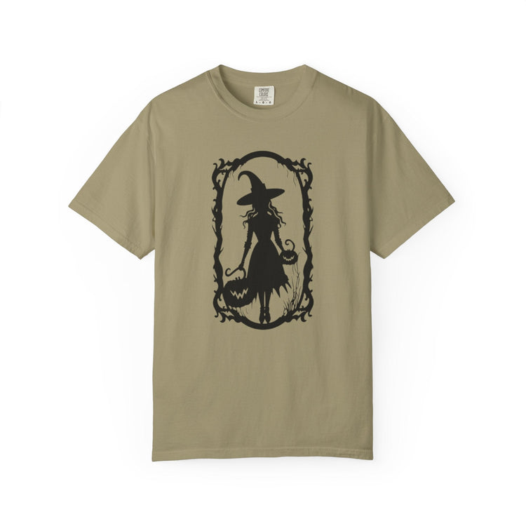 Witchy Garment-Dyed T-Shirt | Halloween Fashion Unisex Tee | Spooky Fall Apparel | Witch Costume Essential Printify