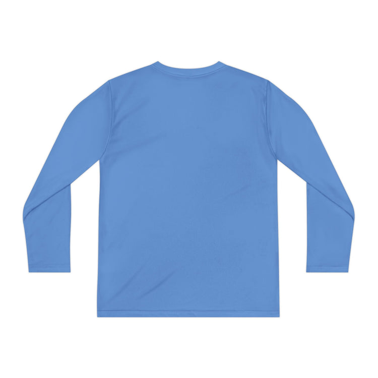 Youth Long Sleeve Competitor Tee - Vibrant Graphic Tee for Kids, Perfect for Casual Outings, Halloween, Parties, Everyday Wear, Unique [...] Printify