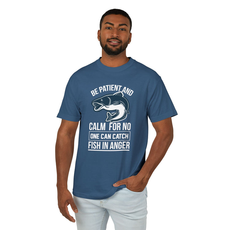 Fishing Adventure Cotton Tee, Unisex T-Shirt for Outdoor Enthusiasts, Casual Wear, Gift for Fishermen, Nature Lover Apparel Printify