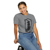 Witchy Garment-Dyed T-Shirt | Halloween Fashion Unisex Tee | Spooky Fall Apparel | Witch Costume Essential Printify