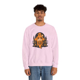 Unisex Halloween Ghost Sweatshirt - Spooky Vibes, Cozy Apparel, Perfect for Fall, Ghost Lover Gift, Halloween Celebration Printify