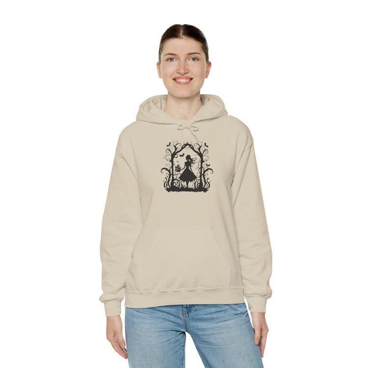 Mystical Nature Unisex Hoodie - Cozy Sweatshirt for Autumn, Halloween, Gift for Nature Lovers, Comfortable Casual Wear Printify