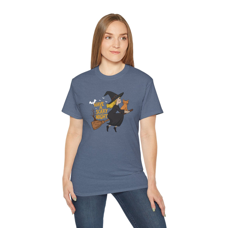Halloween Witch T-Shirt, Funny Tee, Spooky Apparel, Costume Party Shirt, Fall Fashion, Trick or Treat Printify