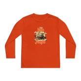 Youth Long Sleeve Competitor Tee - Vibrant Graphic Tee for Kids, Perfect for Casual Outings, Halloween, Parties, Everyday Wear, Unique [...] Printify