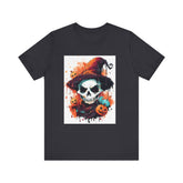Halloween Skull Graphic Tee, Unisex Short Sleeve T-Shirt, Spooky Apparel, Fall Fashion, Halloween Costume Tee Printify