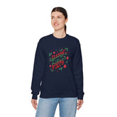 Cozy Holiday Sweatshirt Season of Giving Unisex Crewneck Perfect Gift Christmas Winter Wear Comfortable Stylish Heavy Blend Festive Sweatshirt Printify