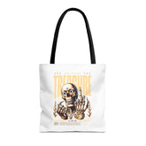 Treasure Hunting Tote Bag, Skull Design, Fun Beach Bag, Unique Gift for Adventurers, Perfect for Everyday Use Printify