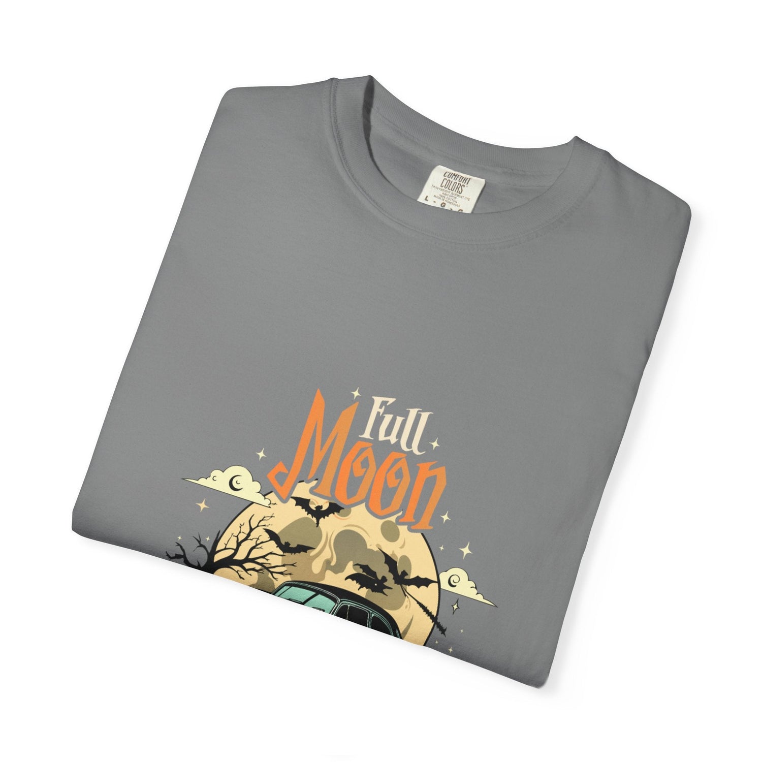 Moon Magic Unisex Garment-Dyed T-shirt, Vintage Car Tee, Astrology Gift, Casual Wear, Moon Lover Apparel, Unisex Soft T-shirt Printify