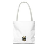 Nightmare Before Coffee Tote Bag, Halloween Tote, Spooky Drink Carrier, Gift for Coffee Lovers, AOP Design Bag Printify