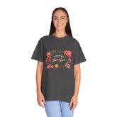 Floral Thank You T-Shirt, Comfortable Gift Tee, Unisex Floral Tee, Casual Style Shirt, Appreciation Day Gift, Everyday Wear Printify