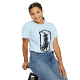 Witchy Garment-Dyed T-Shirt | Halloween Fashion Unisex Tee | Spooky Fall Apparel | Witch Costume Essential Printify