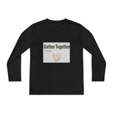 Thanksgiving Youth Long Sleeve Tee, Gather Together Shirt, Kids Long Sleeve Shirt, Family Celebration Apparel, Holiday Gift Printify